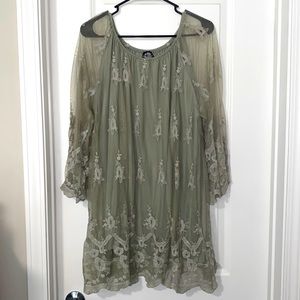 Cal Style Size 2X Embroidered Blouse